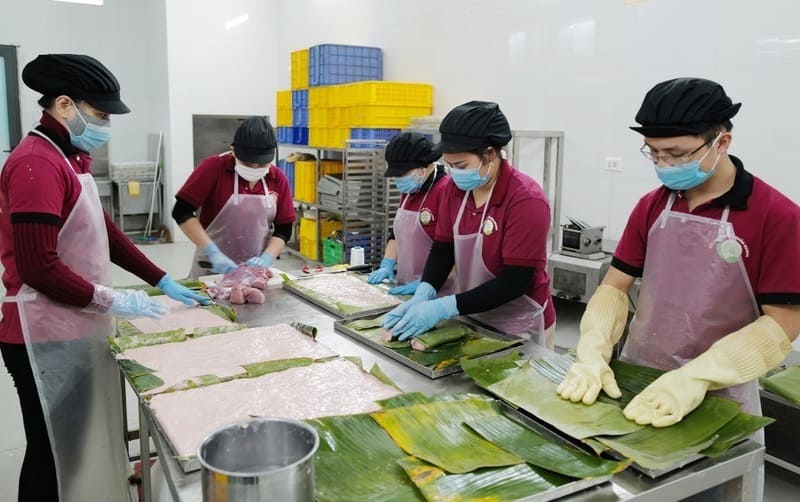 bột biến tính làm giò chả