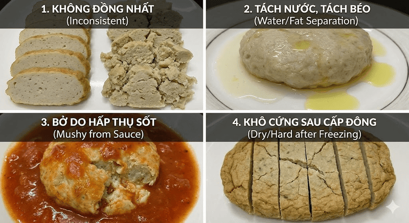 tinh bột biến tính làm chả cá